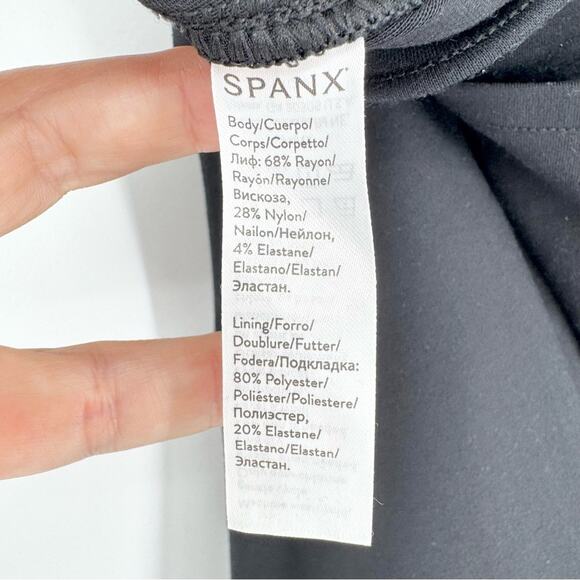 SPANX The Perfect Black Pant Ankle 4-Pocket Stretch Pull On Sz XL Minimal Office - Picture 14 of 15